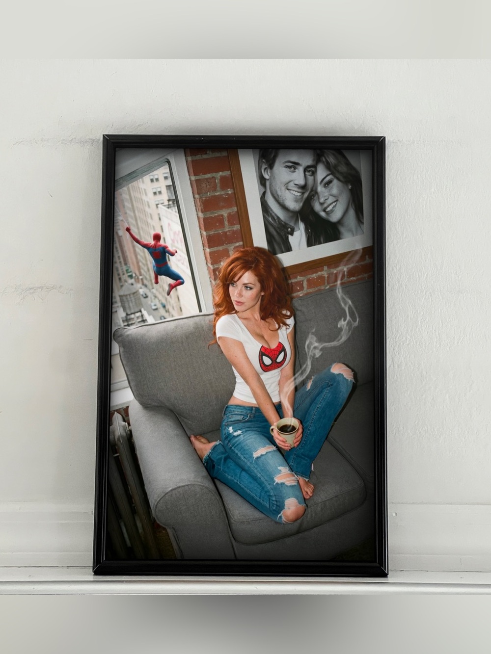 Mary Jane Watson Comic Book art Poster